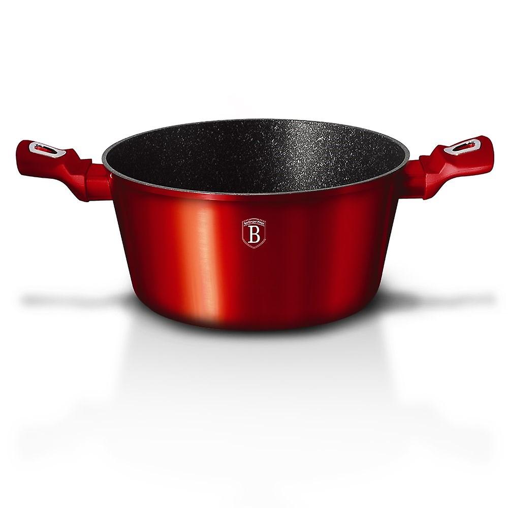 Cooking Berlinger Haus pot 8.0l 30cm Metallic Line Burgundy BH6192