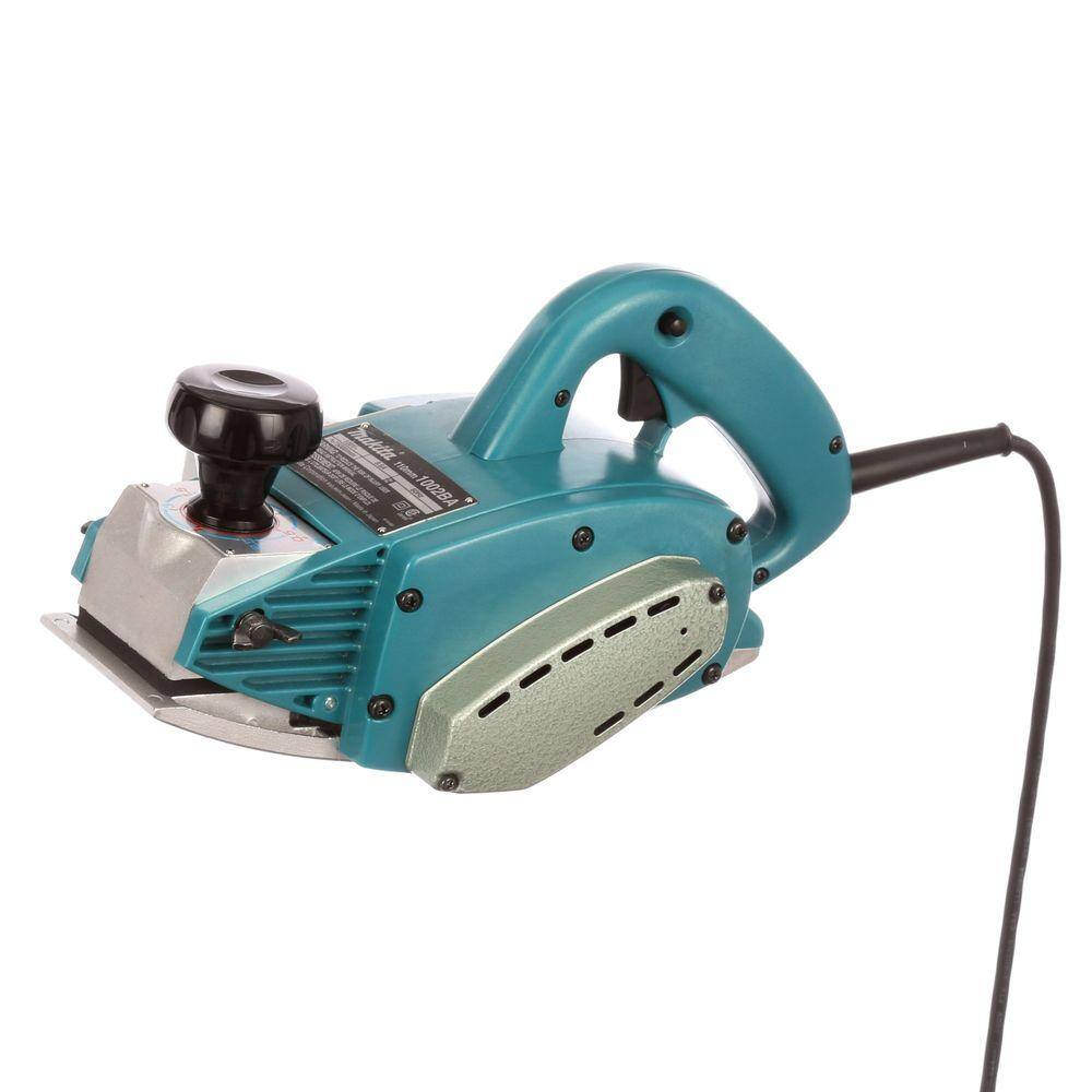 Makita 9.6 Amp 4-38 in. Corded Curved Base Corded Planer with (2) Blades 1002BA