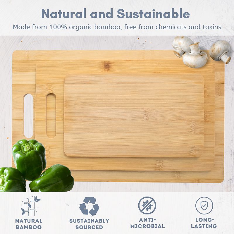 3-Piece Durable Cutting Board Set