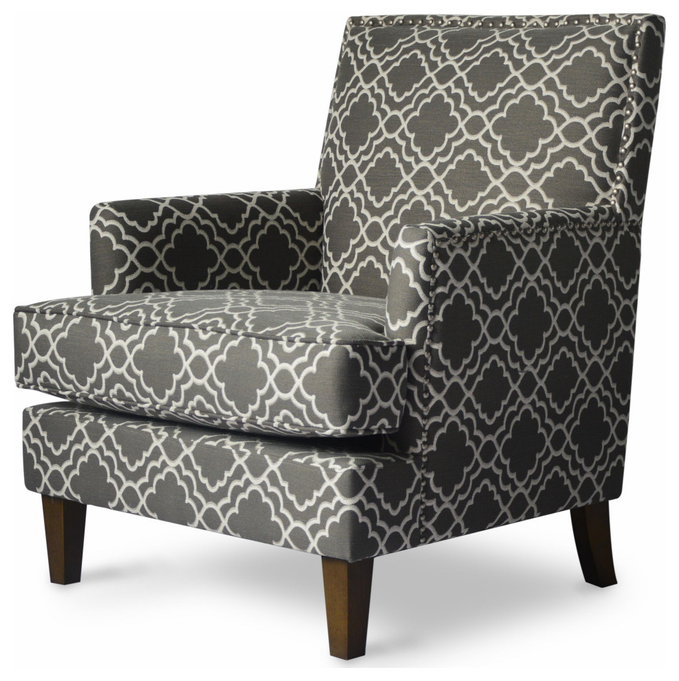 Aubrey Accent Chair   Mediterranean   Armchairs And Accent Chairs   by Timeout PRO  Houzz