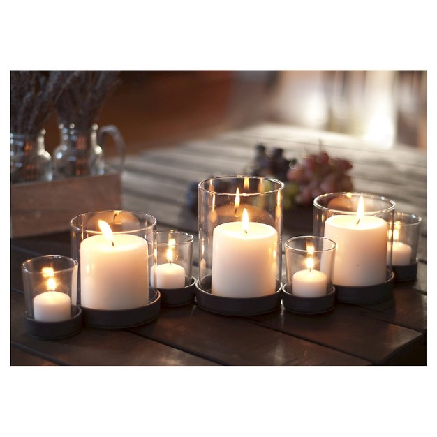 X 5 2 quot 7 Pillar votive Candle Holder Black Danya B