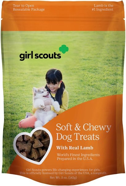 Girl Scout Pet Treats Real Lamb Dog Soft and Chewy Treats