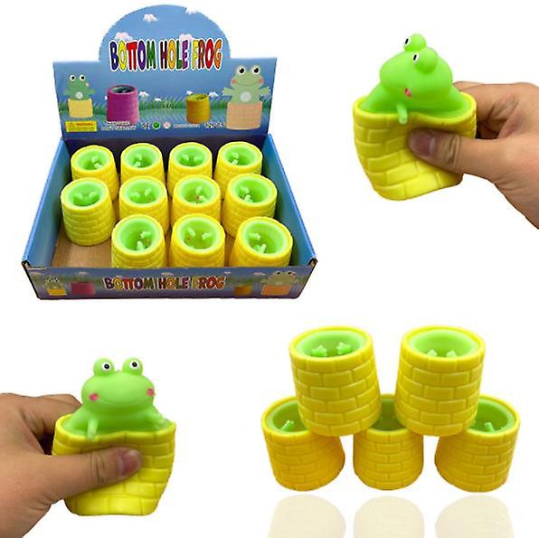 Fidget Toys Squishy Toy Relief Frog Cup Squeeze Toys 12 Pcs