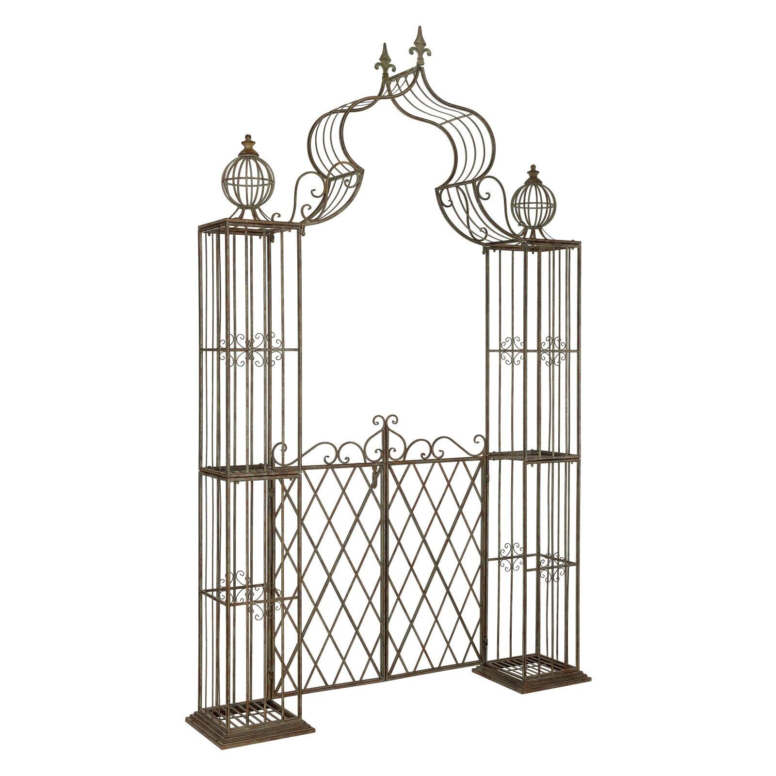 Safavieh Beatrix 9 ft. Gated Iron Arbor