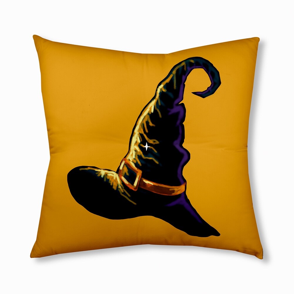 Witchcraft Halloween Design Tufted Floor Pillow