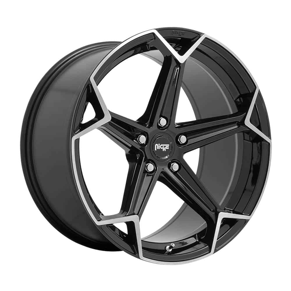 Niche 1PC N259 ARROW M259 20X10.5 5X112 GL-BLK-BRSHD 27MM