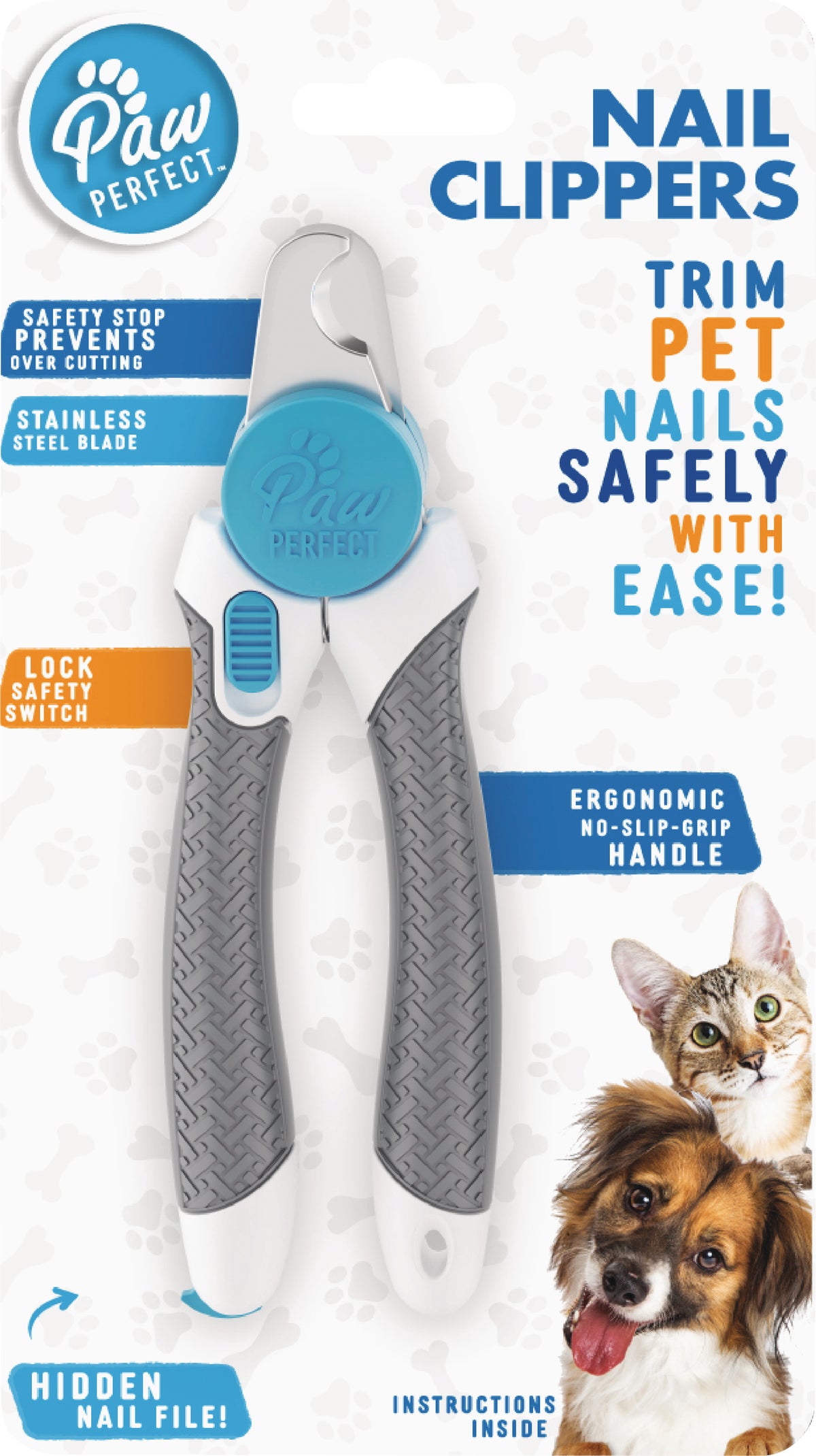 Bell+Howell Paw Perfect Pet Nail Clippers 1.97 In. W. X 6.45 In. L.