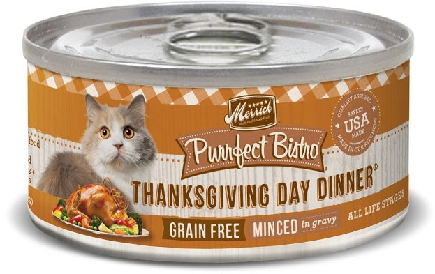 Merrick Purrfect Bistro Thanksgiving Day Dinner Grain Free Canned Cat