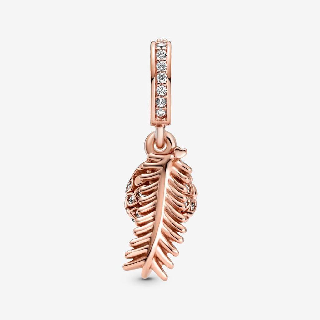 PANDORA  Sparkling Pine Cone Dangle Charm