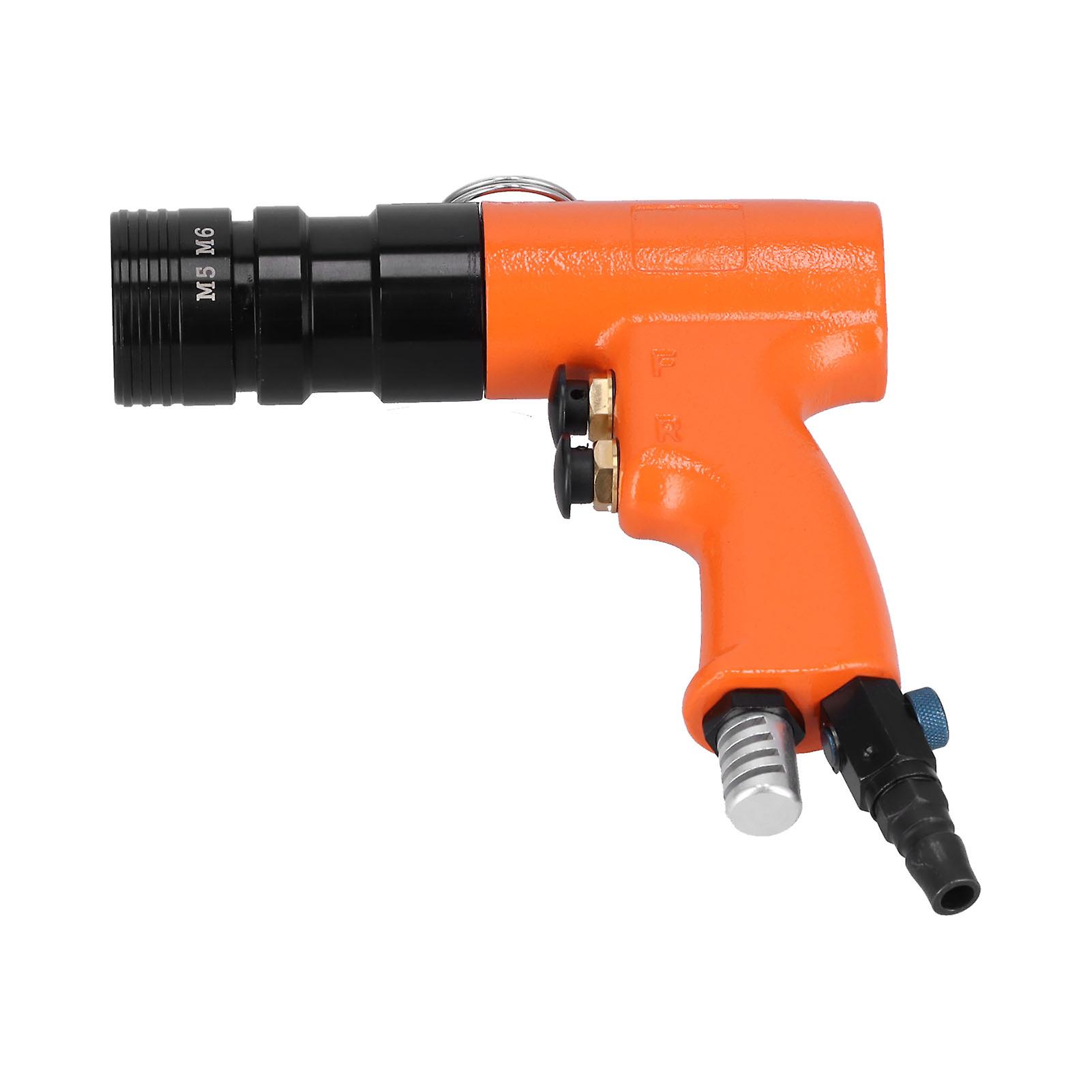 Pneumatic Rivet Nut Gun Pull Riveting Automatic Air Riveter Tool M5 M6 Kv7802e Jp Interface