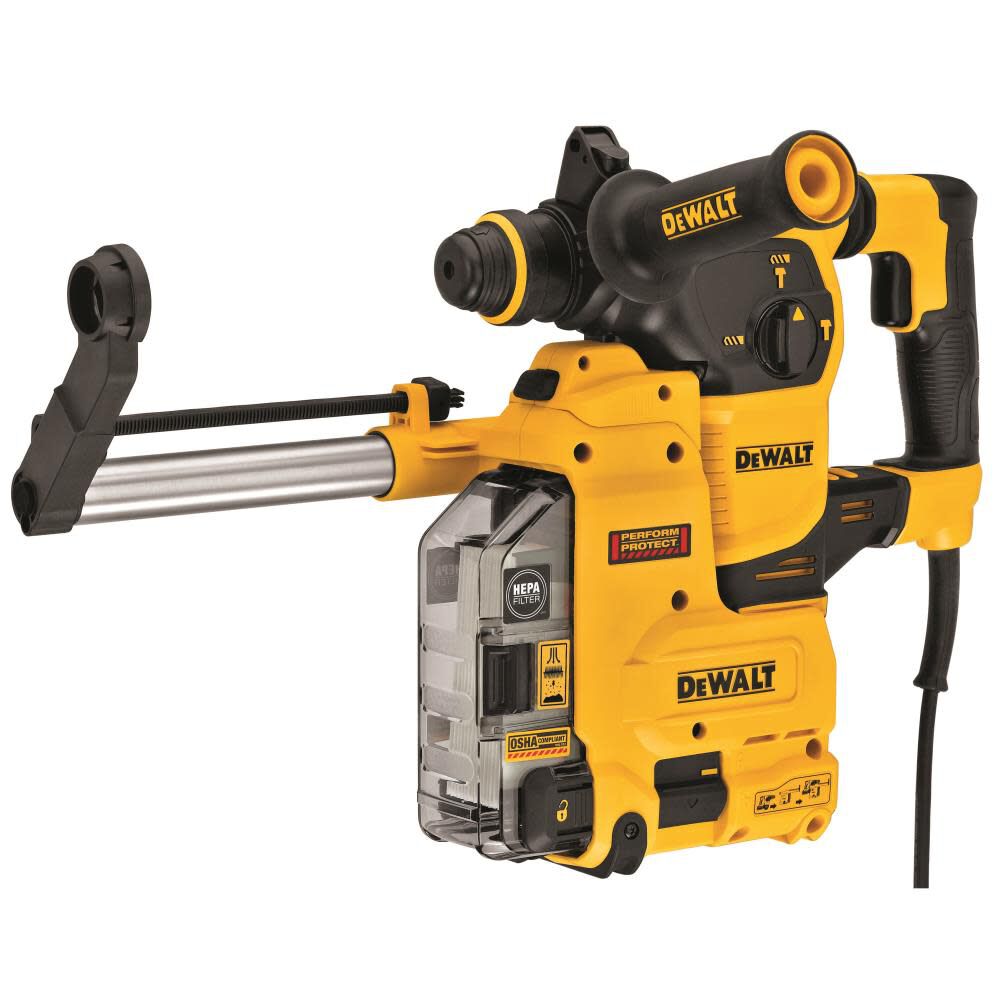 DEWALT 1-1/8-in SDS-plus Keyless Rotary Hammer with Dust Extractor D25333KDH from DEWALT