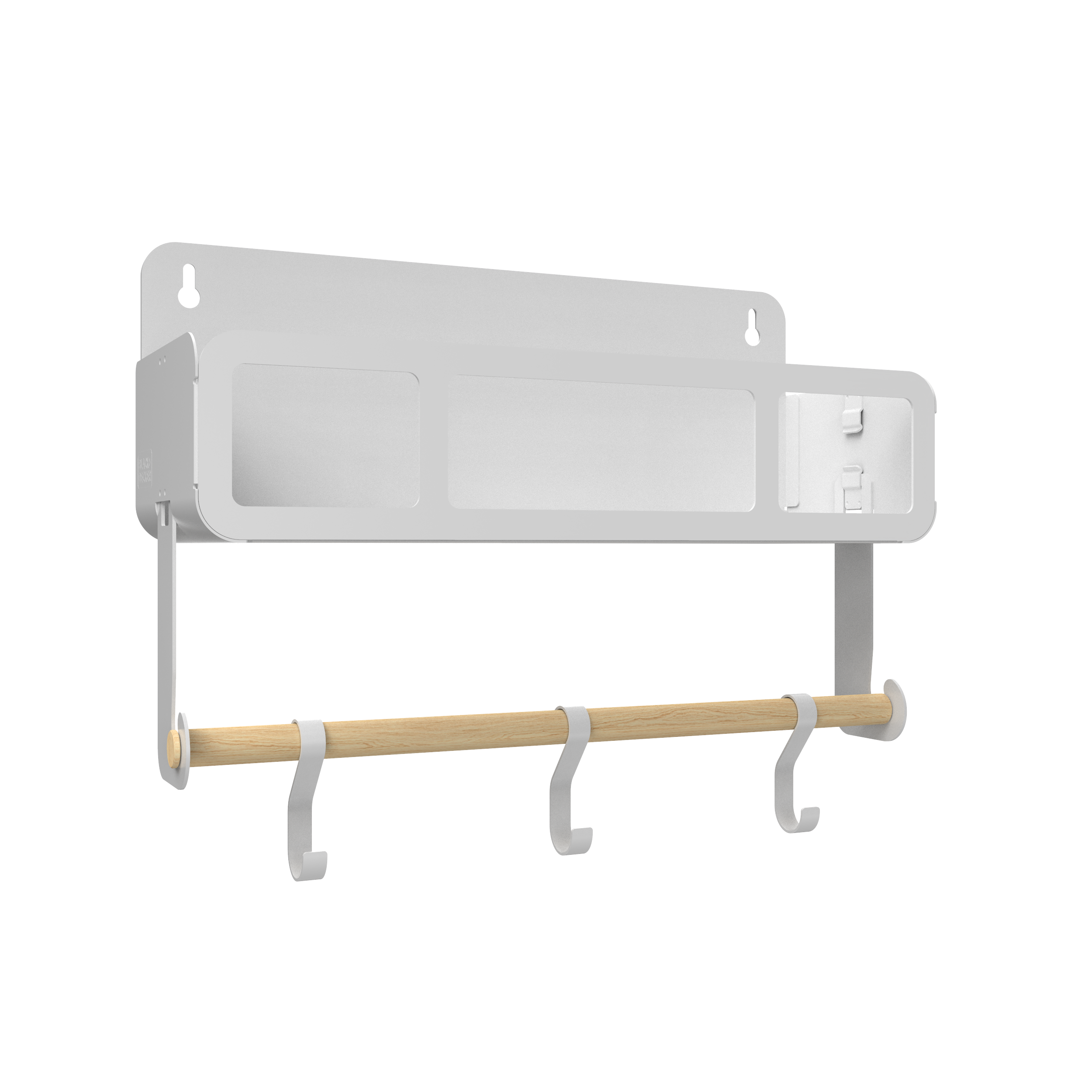 Hanging Rack System-Shelf W/Brackets