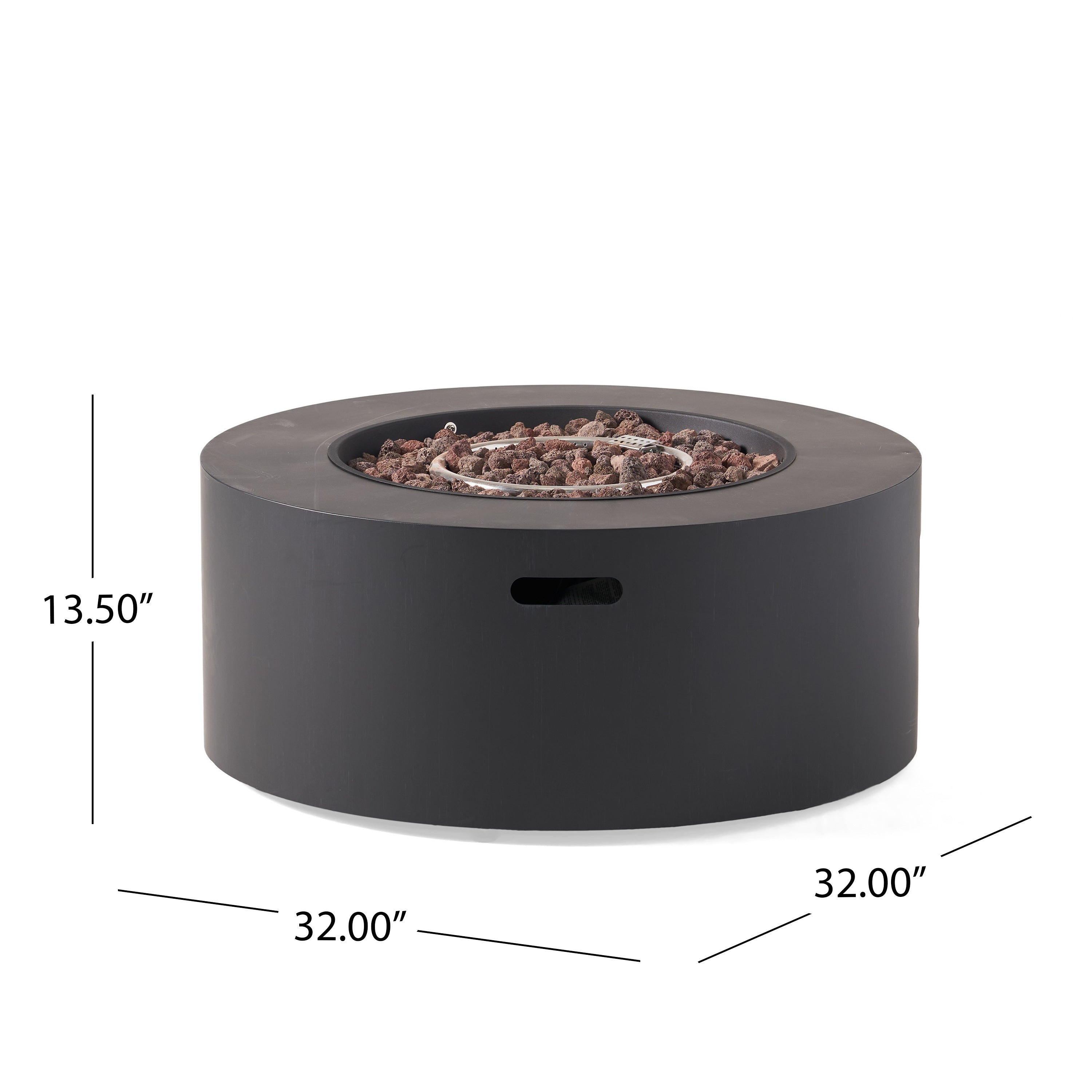 Jasmine Outdoor 40,000 BTU Circular Fire Pit (No Tank Holder)