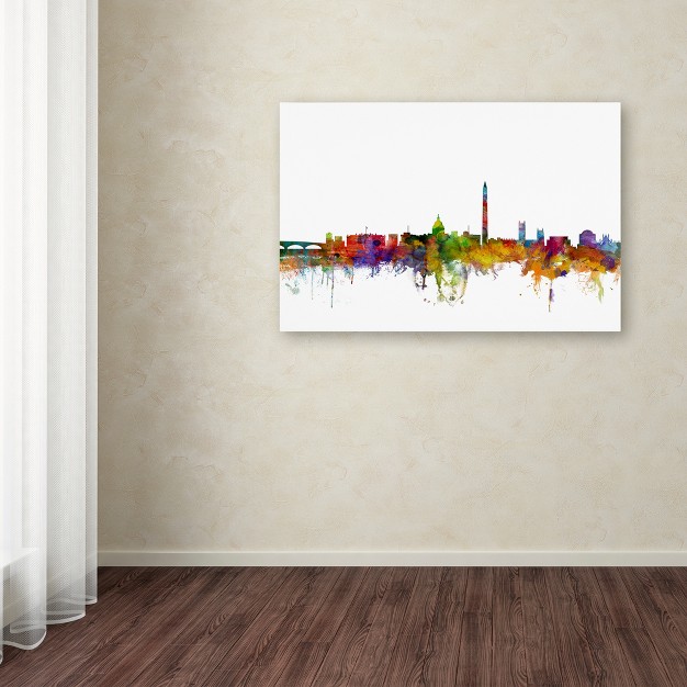 Trademark Fine Art michael Tompsett x27 washington Dc Skyline Ii x27 Canvas Art