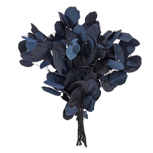 Vickerman 1820 x 8 Natural Preserved Dark Blue Populous Eucalyptus Bunch，3.5 oz.