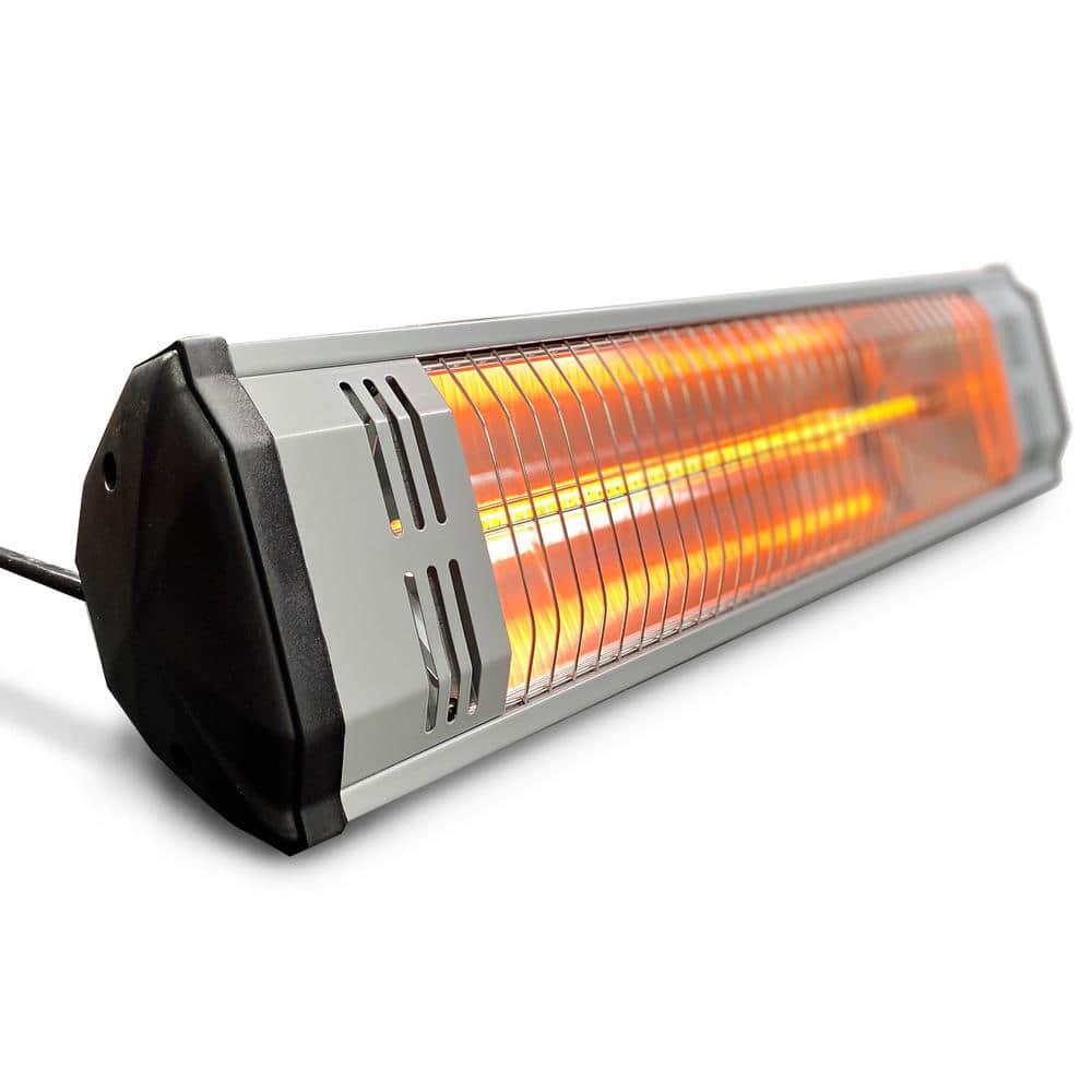 Heat Storm Tradesman 1500Watt Electric Outdoor Infrared Quartz Portable Space Heater with WallCeiling Mount