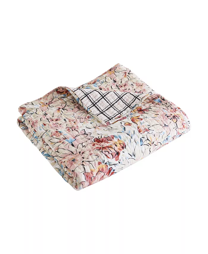 Levtex Leonora Reversible Quilted Throw， 50