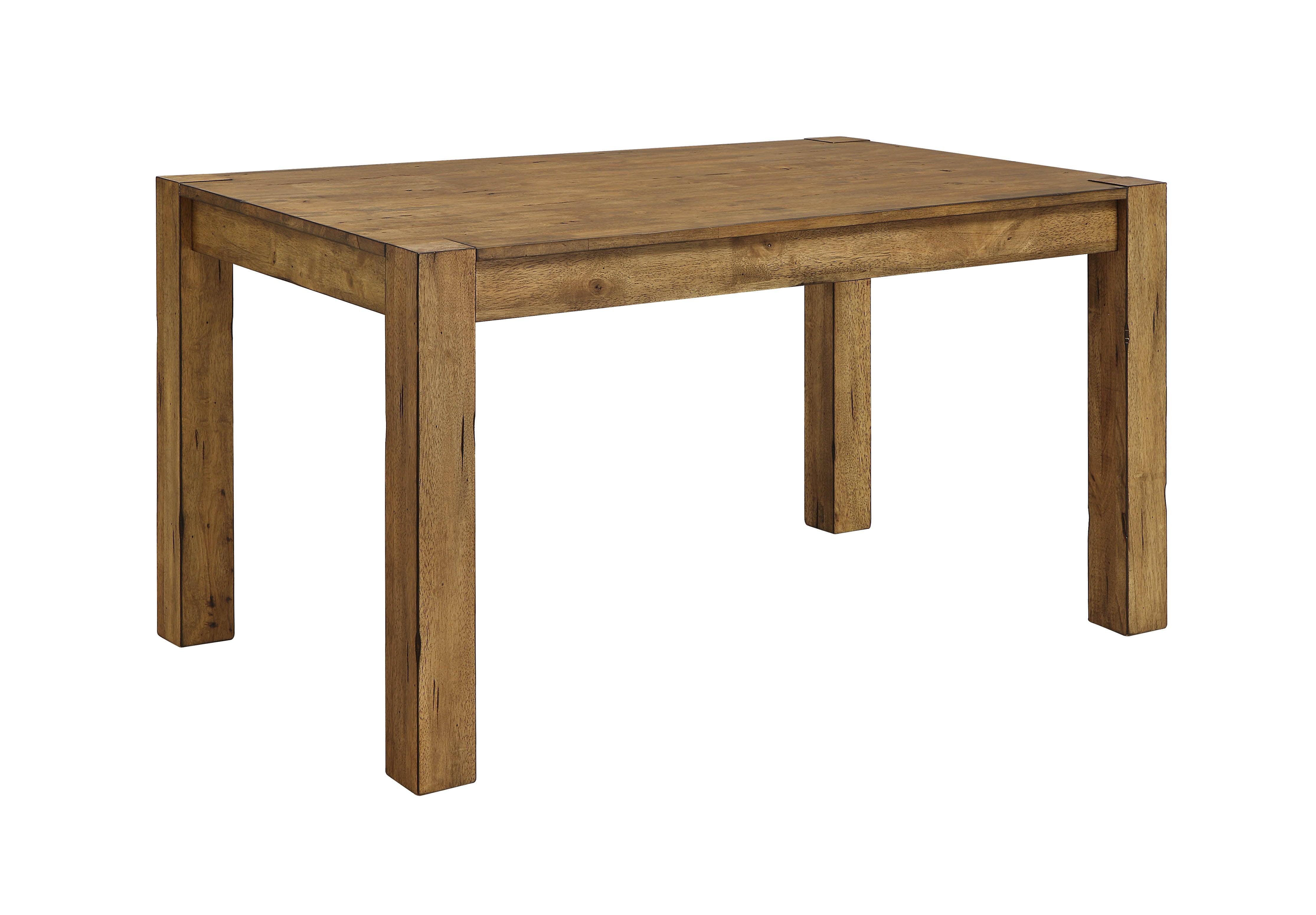 Better Homes & Gardens Bryant Solid Wood Dining Table, Rustic Brown