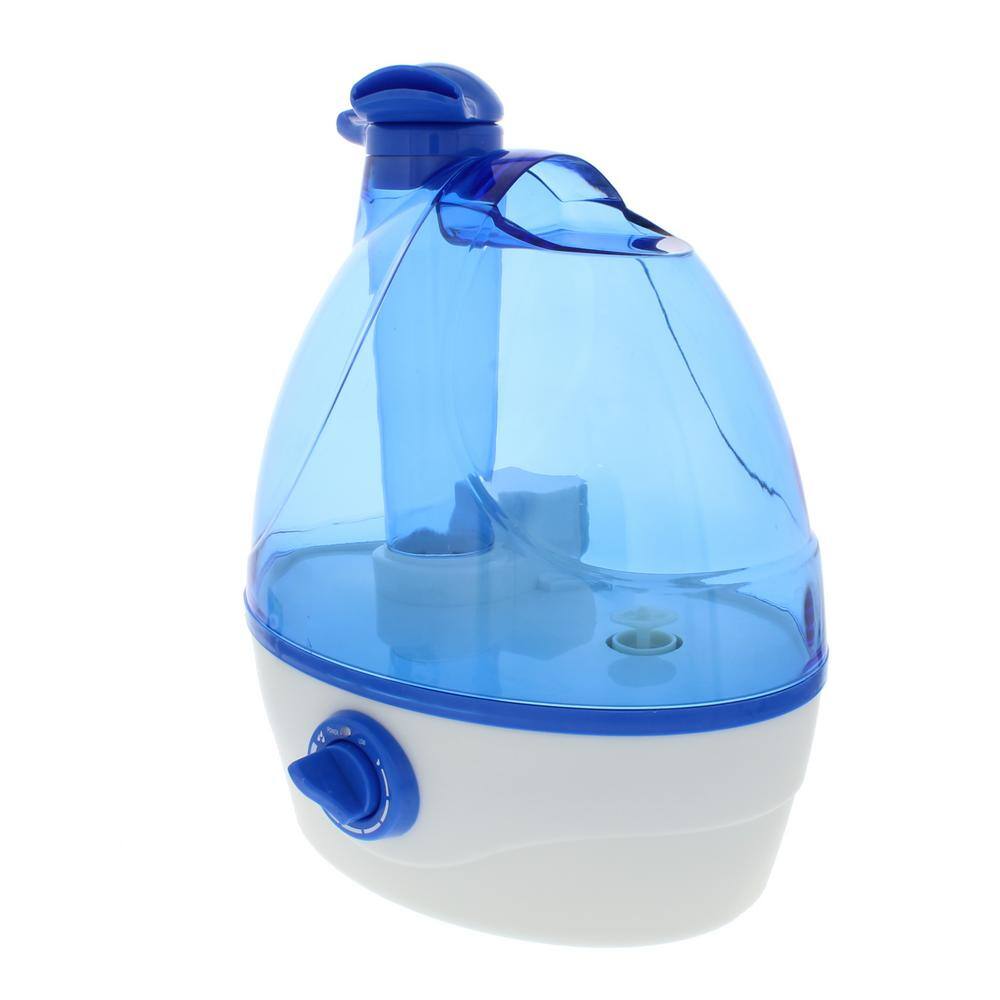 Comfort Zone Whisper-quiet Cool Mist Portable Ultrasonic Humidifier with Dual Nozzles and Auto Shut-Off CZHD24