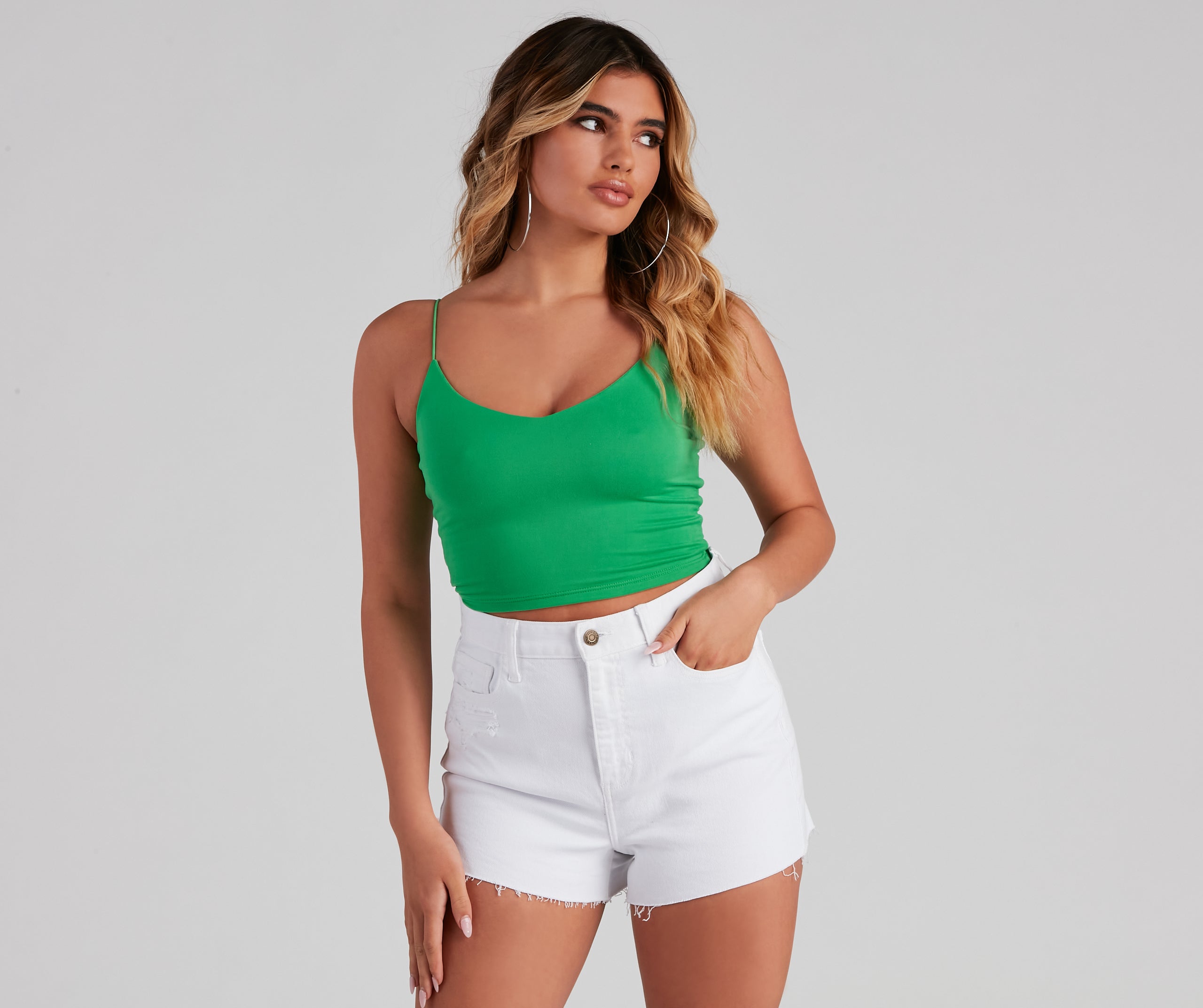 Girl Next Door Cropped Tank