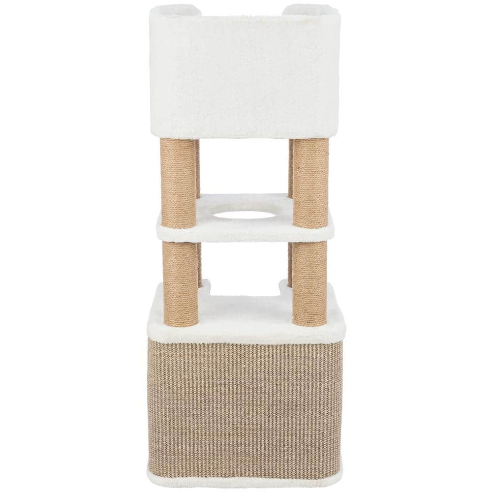 TRIXIE Lucano Cat Tree, Cream/Taupe 44569