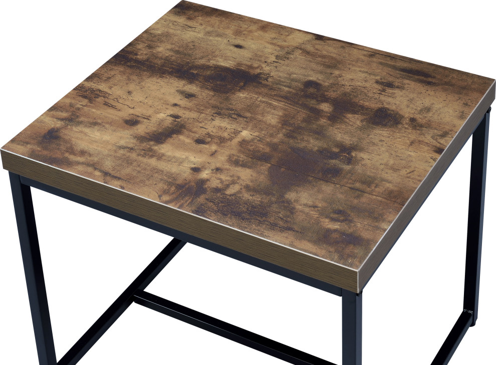 Bob End Table   Industrial   Side Tables And End Tables   by HedgeApple  Houzz