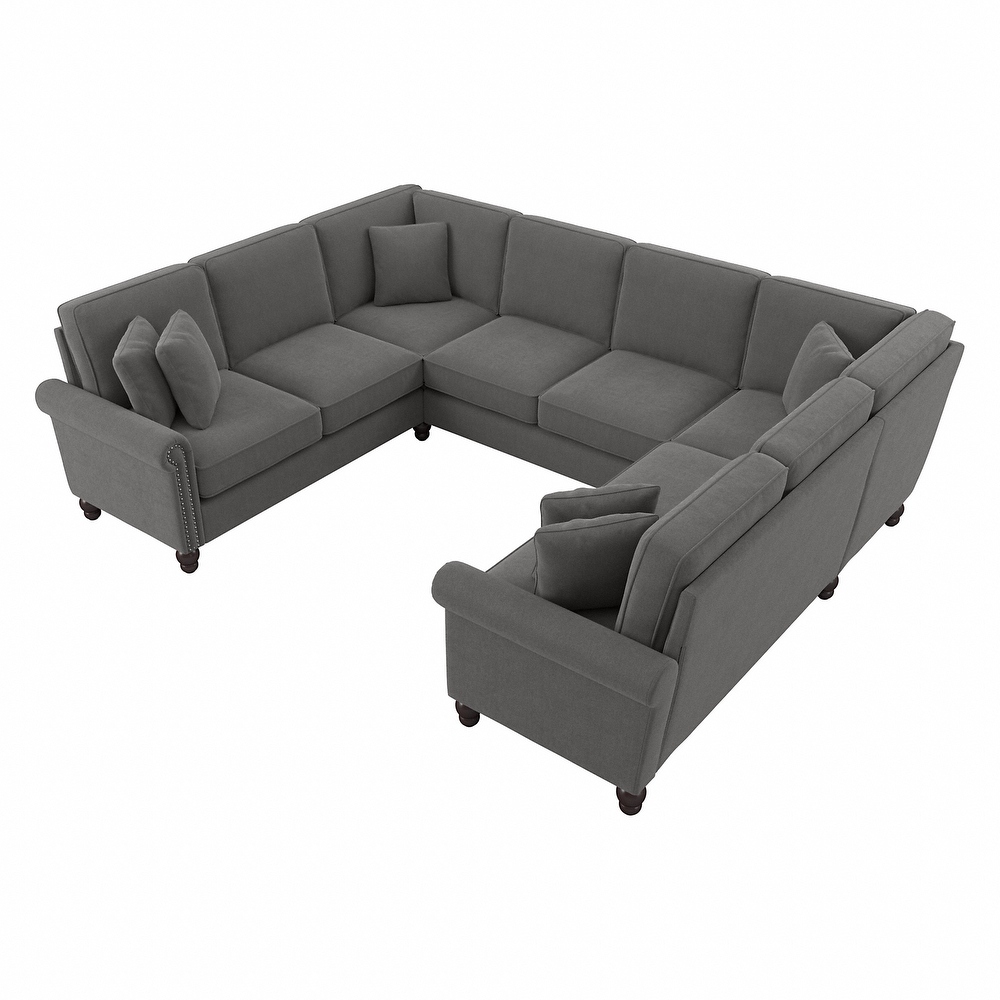 Coventry 113W U Shaped Sectional Couch by Bush Furniture