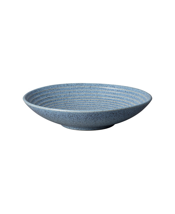 Denby Studio  Blue Flint Medium Ridged Bowl