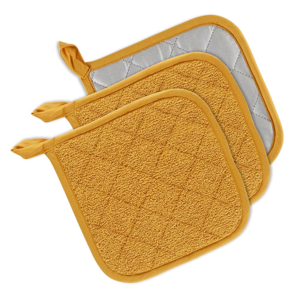 White Terry Potholder (Set 3)