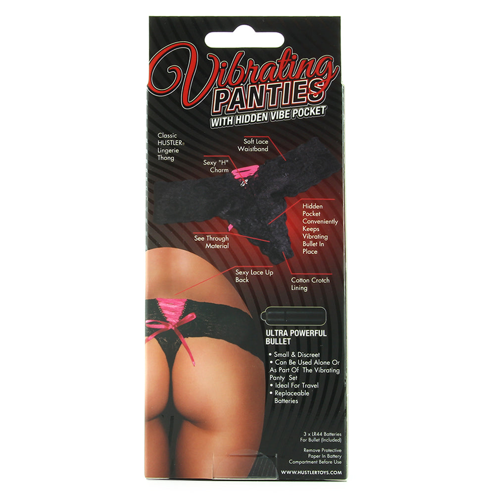 Vibrating Panties with Hidden Vibe Pocket /M