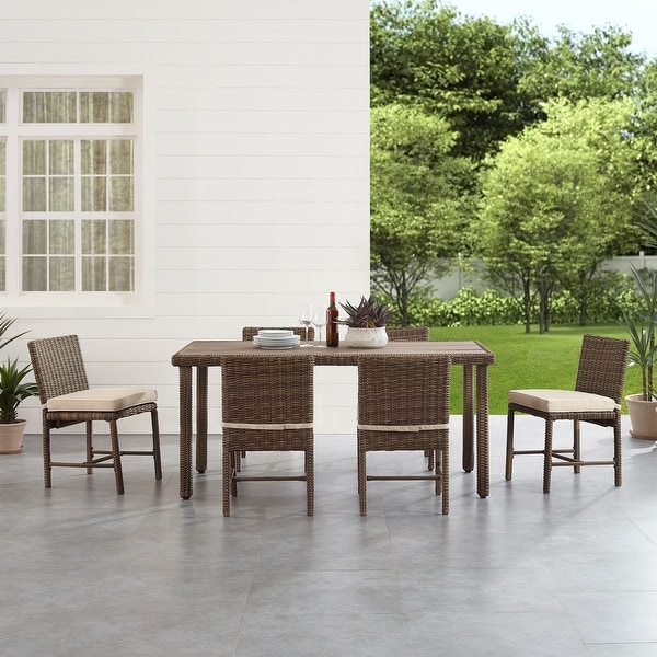 Crosley Bradenton 7Pc Outdoor Wicker Dining Set