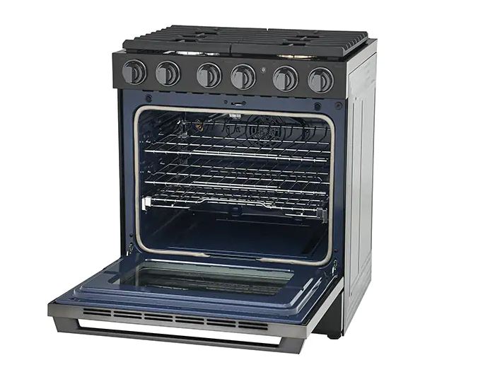 58 cu ft 30quot Gas Chef Collection Pro Range with Dual Convec