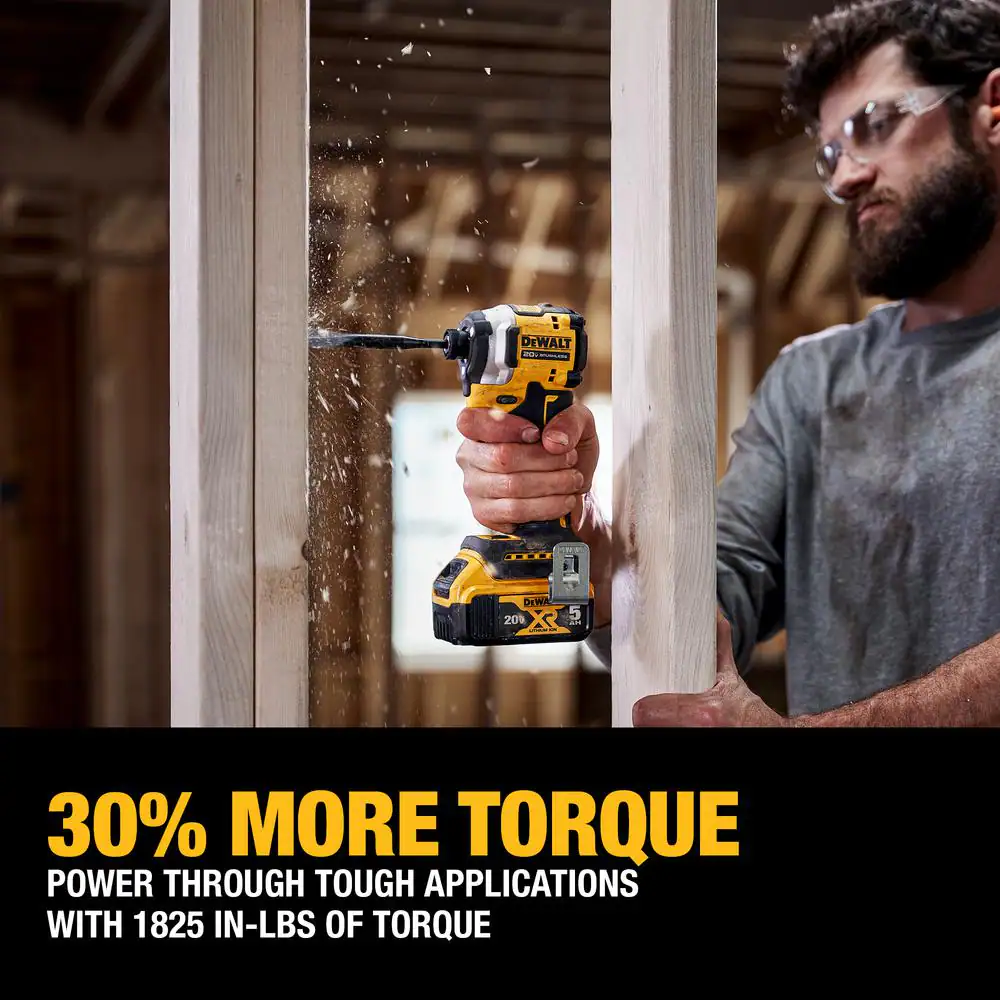 DEWALT DCF850B ATOMIC 20-Volt MAX Cordless Brushless Compact 1/4 in. Impact Driver (Tool-Only)