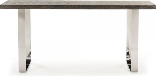 Wall Console ECLAT Silver Ebony Black   Contemporary   Console Tables   by EuroLuxHome  Houzz