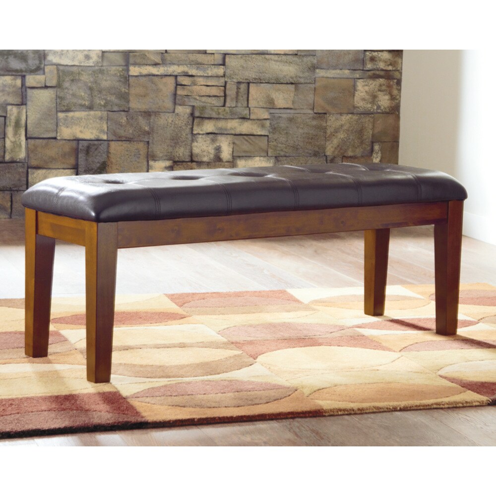 Signature Design by Ashley Ralene Brown Leatherette Dining Bench   49.75\