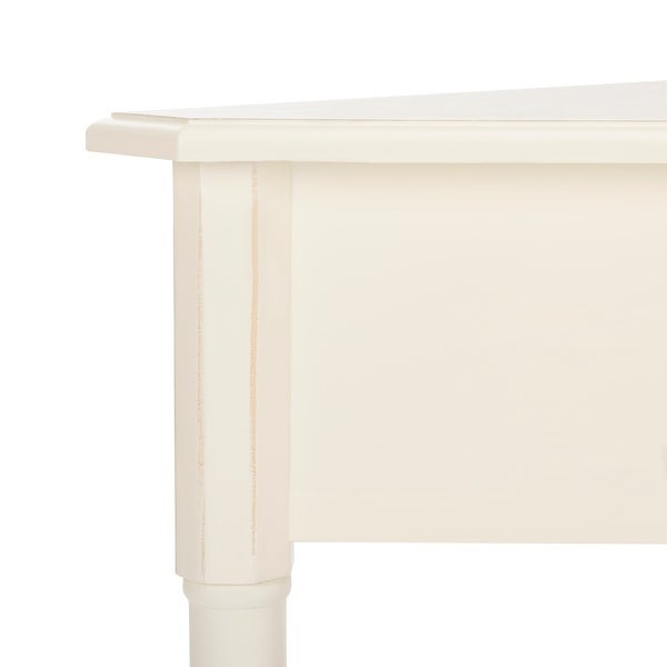 SAFAVIEH Gomez Cream 1-drawer Corner Table - 33.9