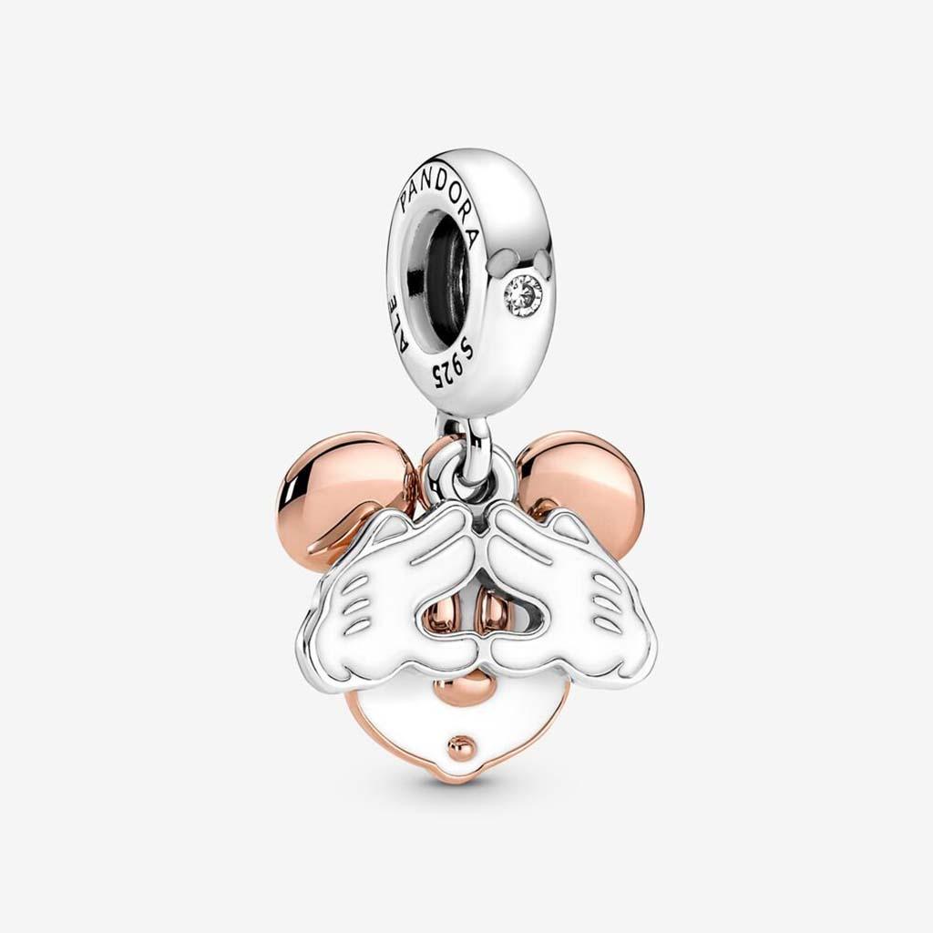 PANDORA  Disney Mickey Mouse Double Dangle Charm