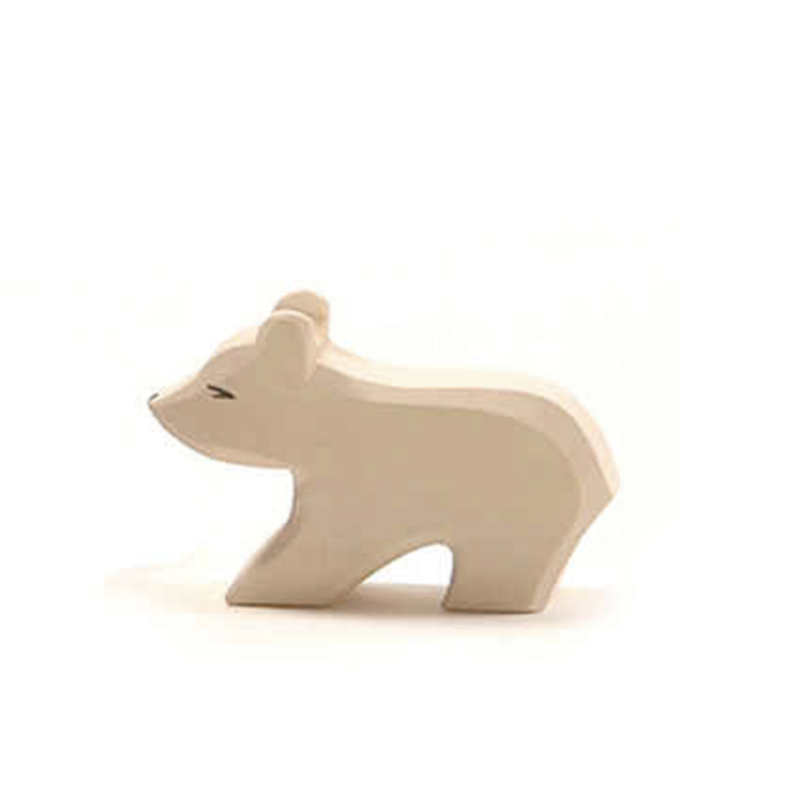 Polar Bear Small Short Neck by Ostheimer Wooden Toys