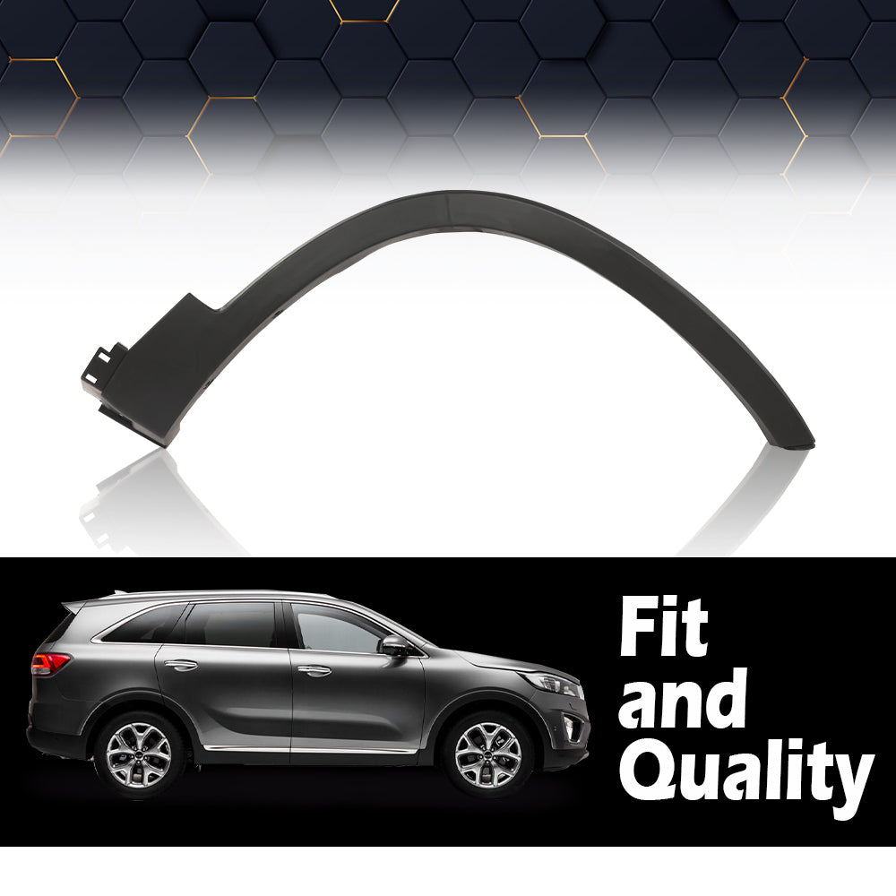 PIT66 Fender Flare，Fit for 2011-2015 Kia Sorento Front Passenger Side Fender Wheel Molding Right