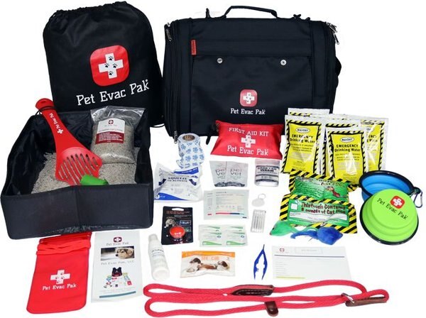 Pet Evac Pak Ultimate Cat Pak Pet Emergency Kit and Carrier