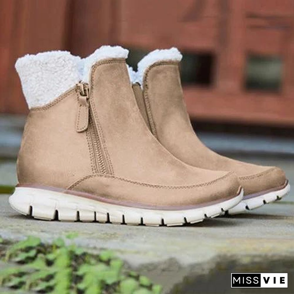 Casual Pu Winter Boots