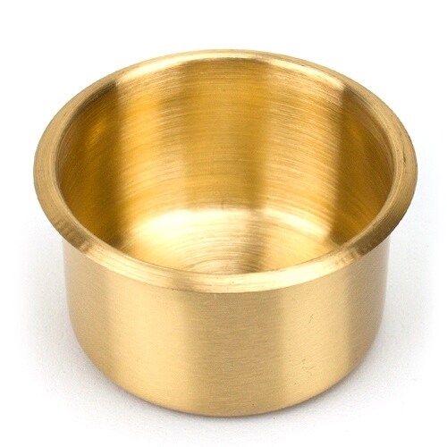 Jumbo Brass Drop In Cup Holder