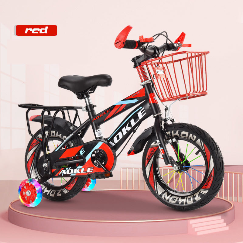 14inch new style high quality strong security folding scaling custom auxiliary 4 wheels city kids mountain bike