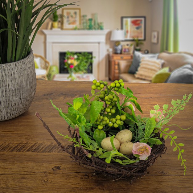 Artificial Arrangement With Eggs In Bird s Nest National Tree Company