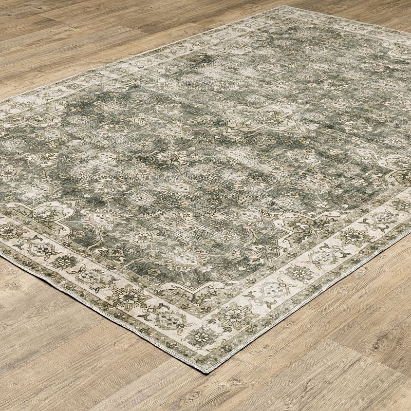 StyleHaven Marissa Washable Vintage Ornate Area Rug