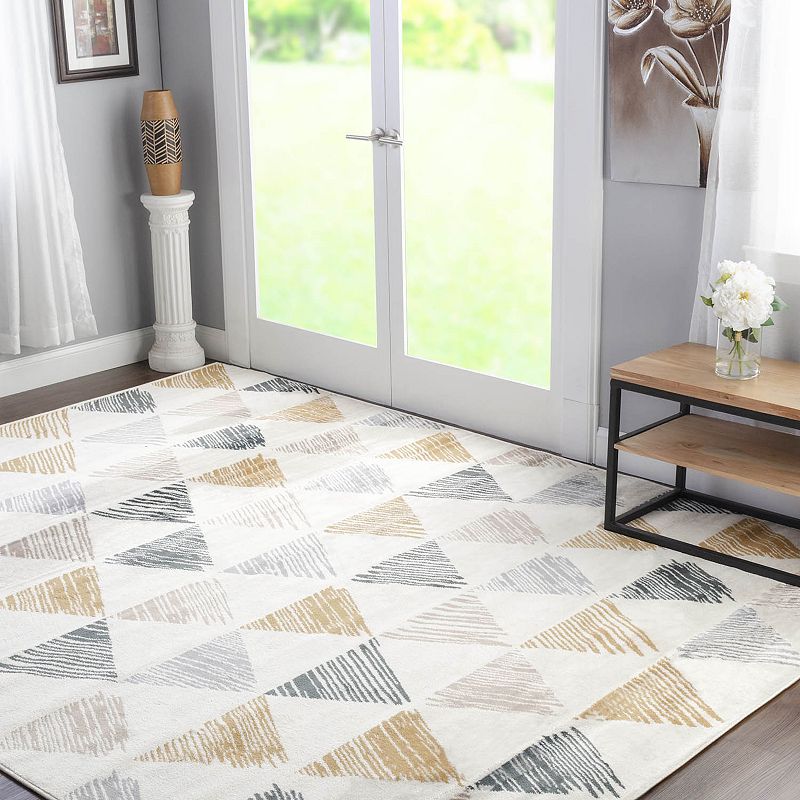 SUPERIOR Adrija Mid-Century Modern Geometric Indoor Rug