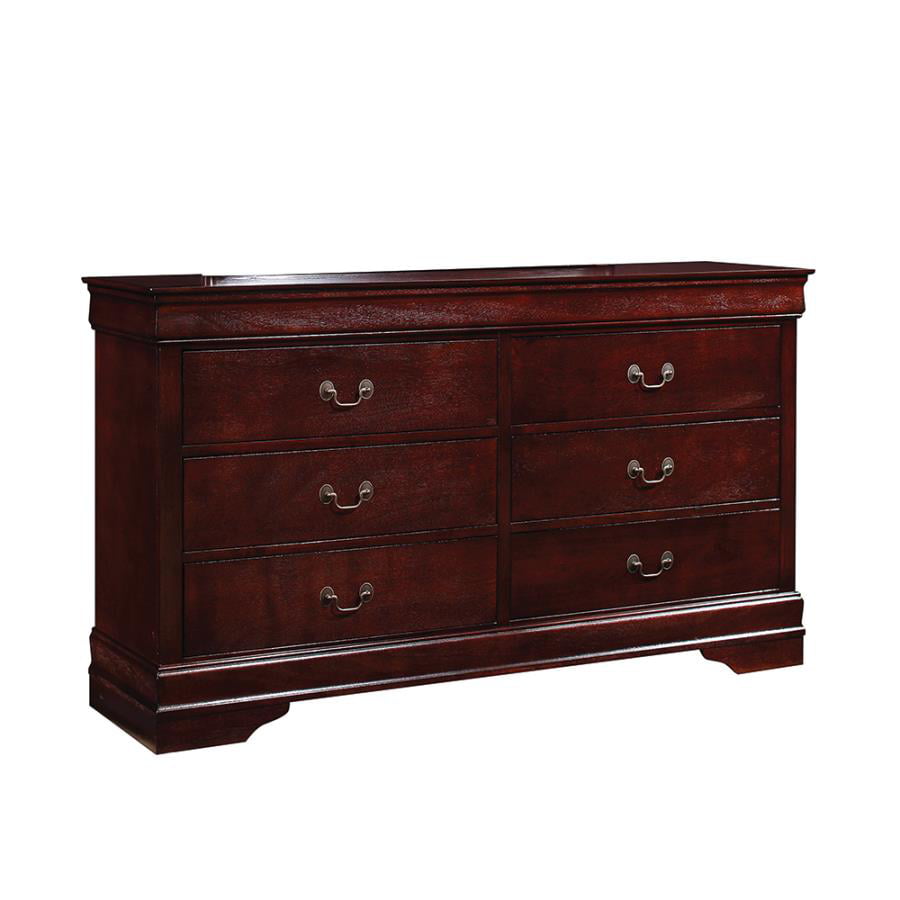 Coaster Louis Philippe 6-drawer Dresser Cherry-Shape:Rectangular