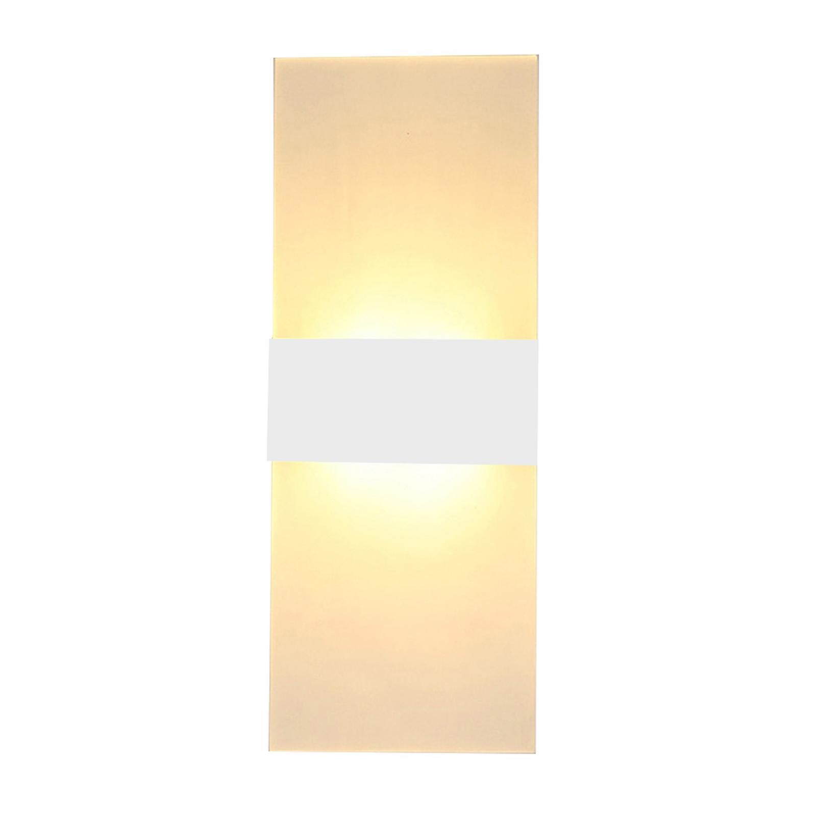 White Warm Light Modern Wall Sconces Led Wall Lamp 6w Indoor Up Down Hallway Lighting Wall Mounted Lights For Bedroom Living Room Corridor Bedside Dec