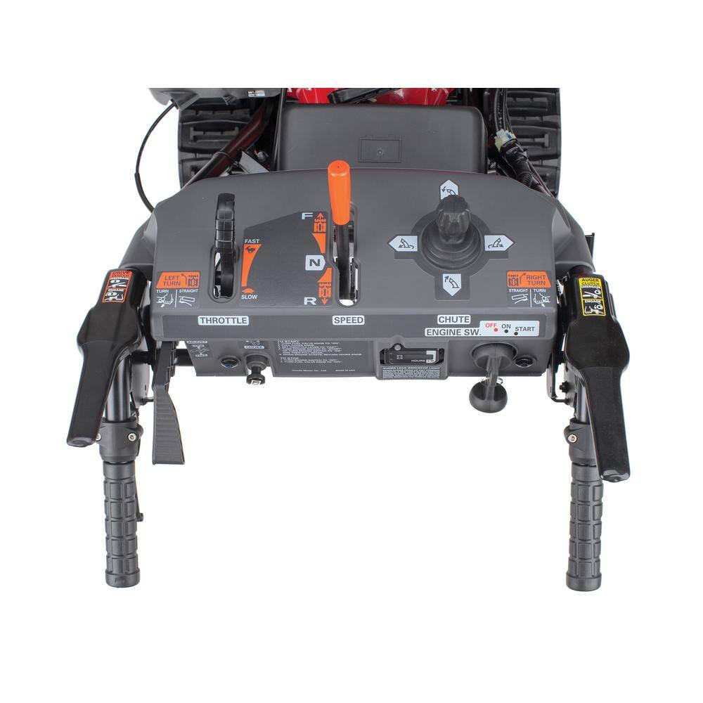 Honda 32 in. Hydrostatic Track Drive Two-Stage Gas Snow Blower with Electric Joystick Chute Control HSS1332ATD