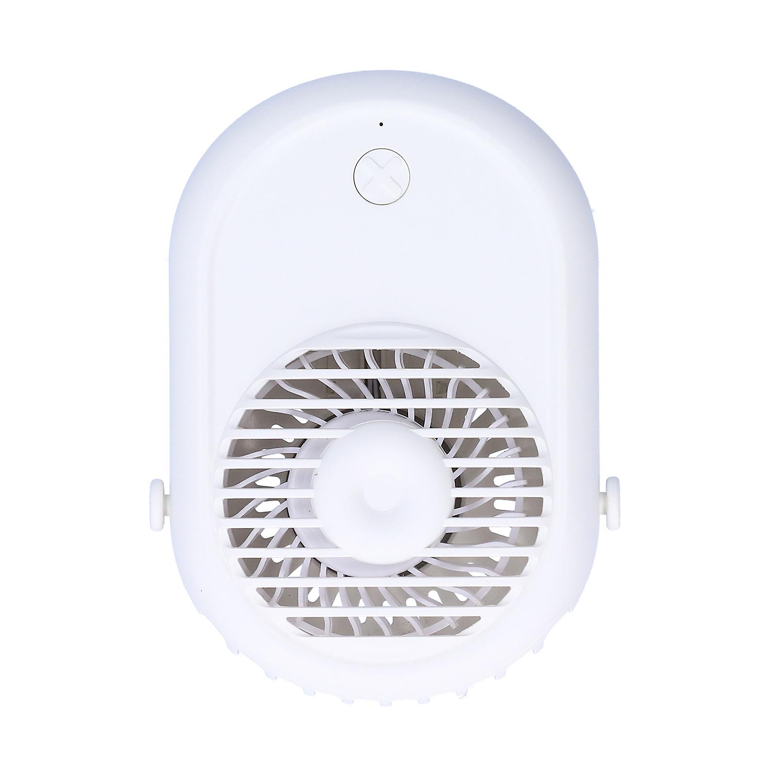 Portable Handheld Electric Fan Mini Compact Neck Hanging Fan For Summer Home Office Usewhite